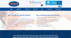 Desktop Screenshot of advanceappliances.co.uk